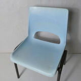 Light blue plastic children's chair