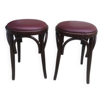 Duo de tabourets (assises neuves)