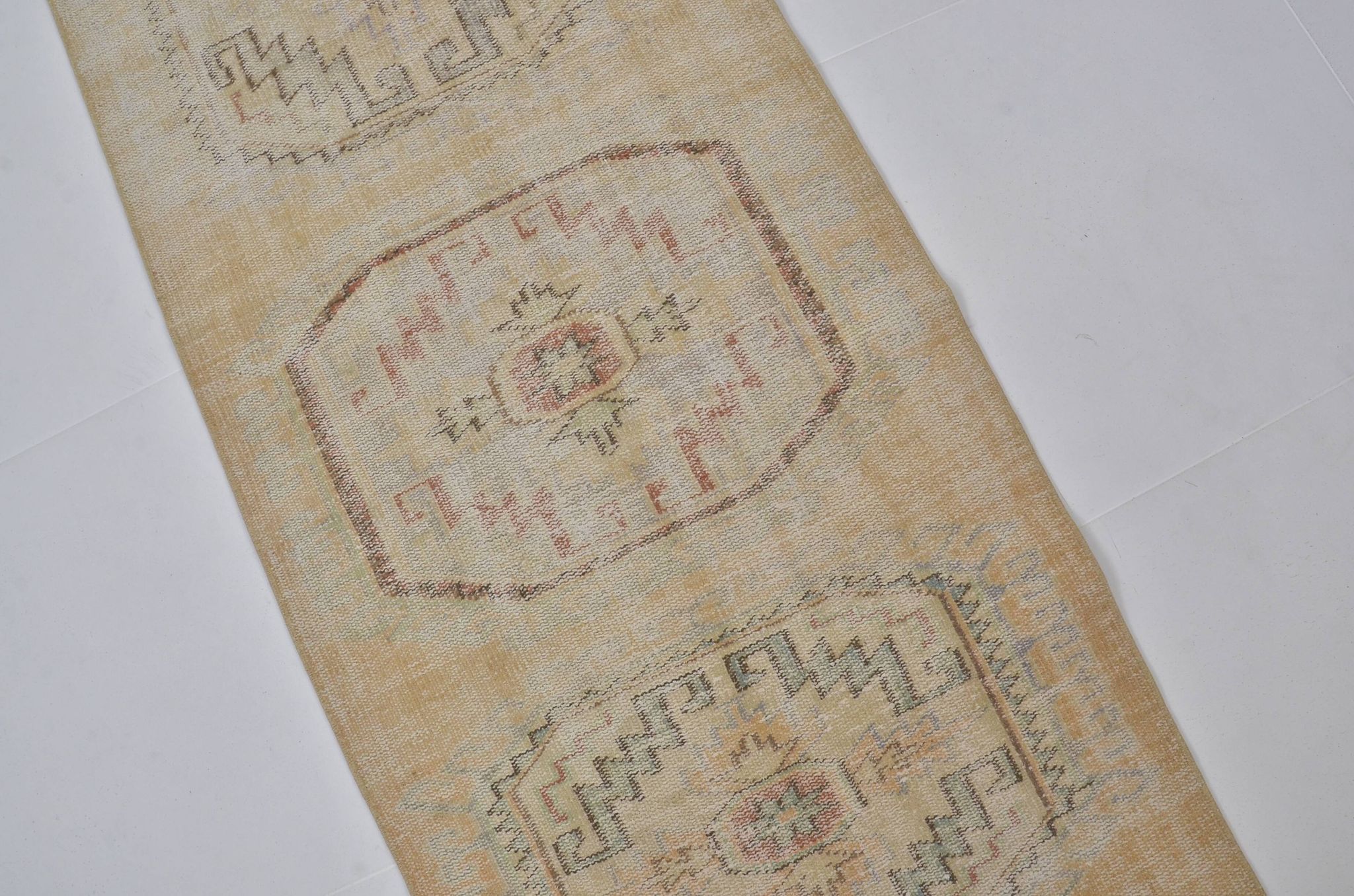 Oushak Antique Hallway Vintage Rug sku1930
