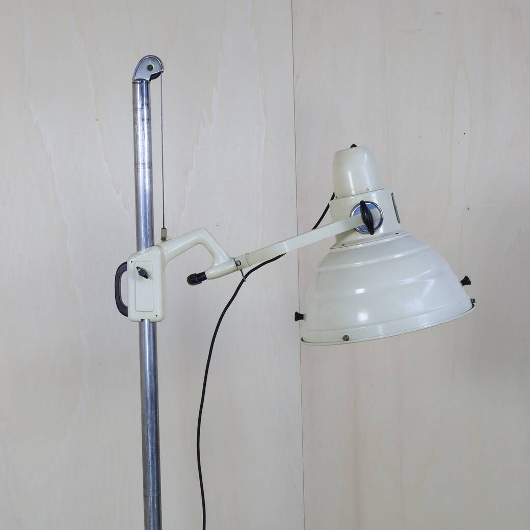 Vintage medical floor lamp hanovia alpine sun