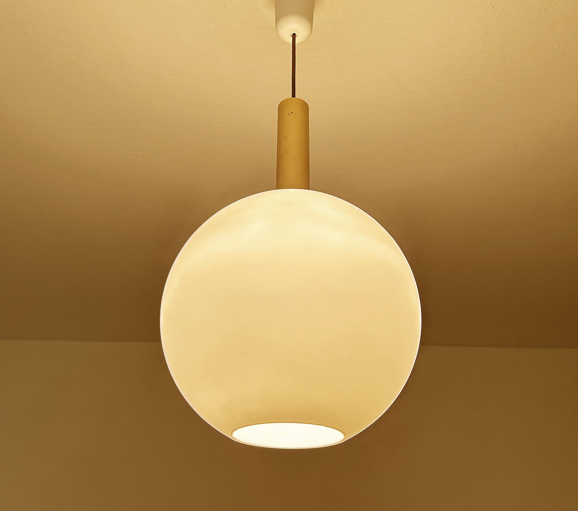 Large Mid Century Italian Pendant Lamp