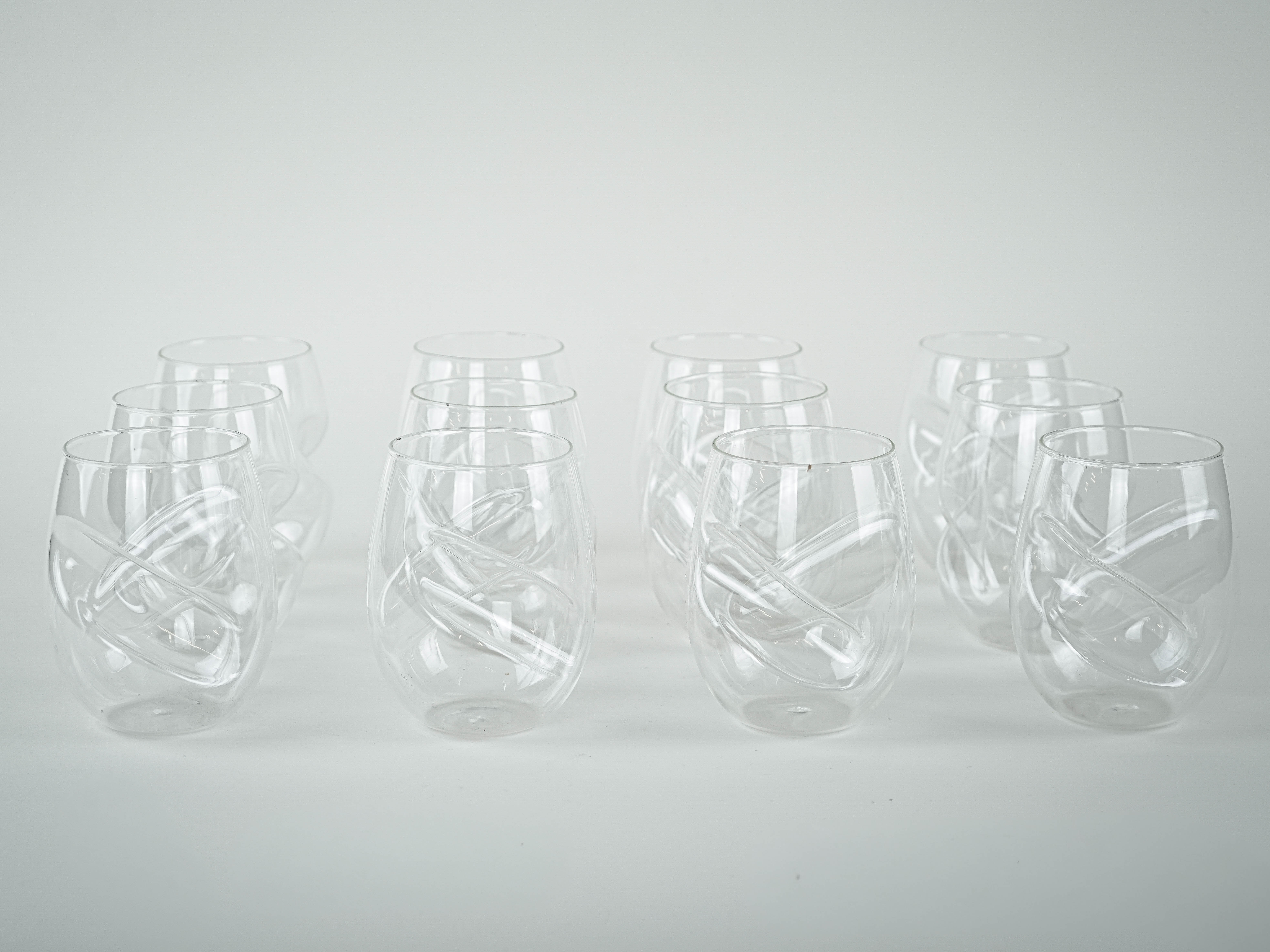 Set of glasses, Danish design, 1970s, made in Denmark