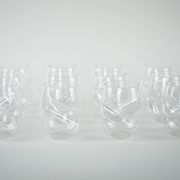 Ensemble de verres, design danois, années 1970, fabriqué au Danemark.