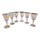 6 water and wine glasses in Sèvres crystal, Niagara model.