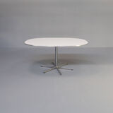 Piet Hein superellipse dining table for Fritz Hansen