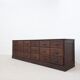 Oak drawer unit — early 20th century