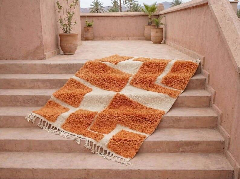 Handmade pure wool rug, traditional, 150x250 cm.