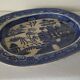 Plat ovale décor chinois faïence française XIX