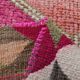 3x10 Pink & Cream Turkish Vintage Runner Rug, 100x317Cm