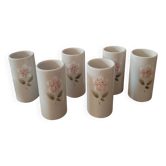 Set de 6 gobelets vintage