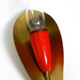 Two original Mid Century Modern brass sconces