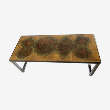 Ceramics coffee table by J. Belarti & J.d’Asti