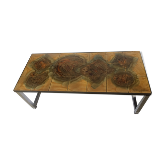 Ceramics coffee table by J. Belarti & J.d’Asti