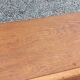 Vintage 1950s oak chest with compass feet