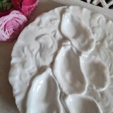 Oyster plate 19th century porcelain Haviland & Co Limoges France