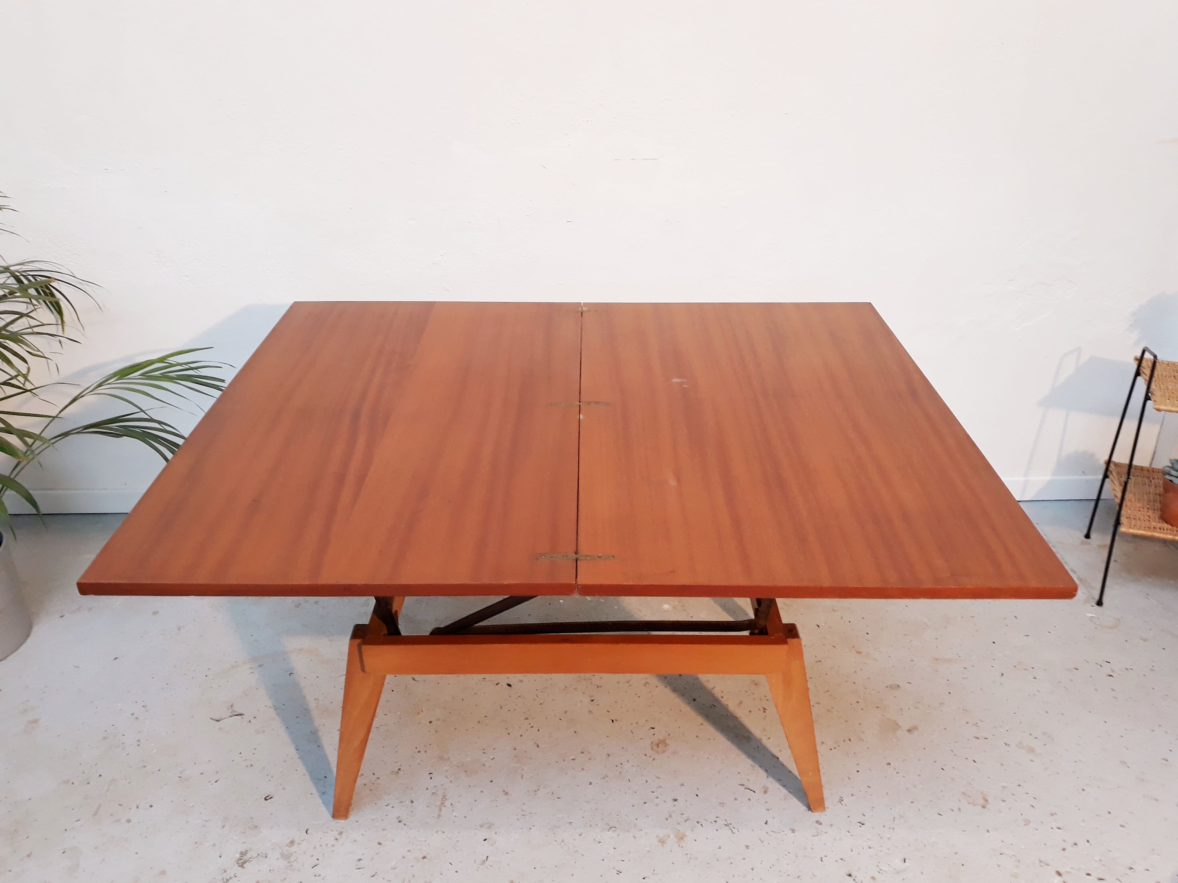 Albert Ducrot portfolio liftable vintage coffee table