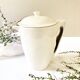 Contemporary earthenware teapot