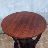 Art Deco pedestal table, 70 cm