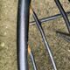 Pair of round chairs in black tubular steel 1960