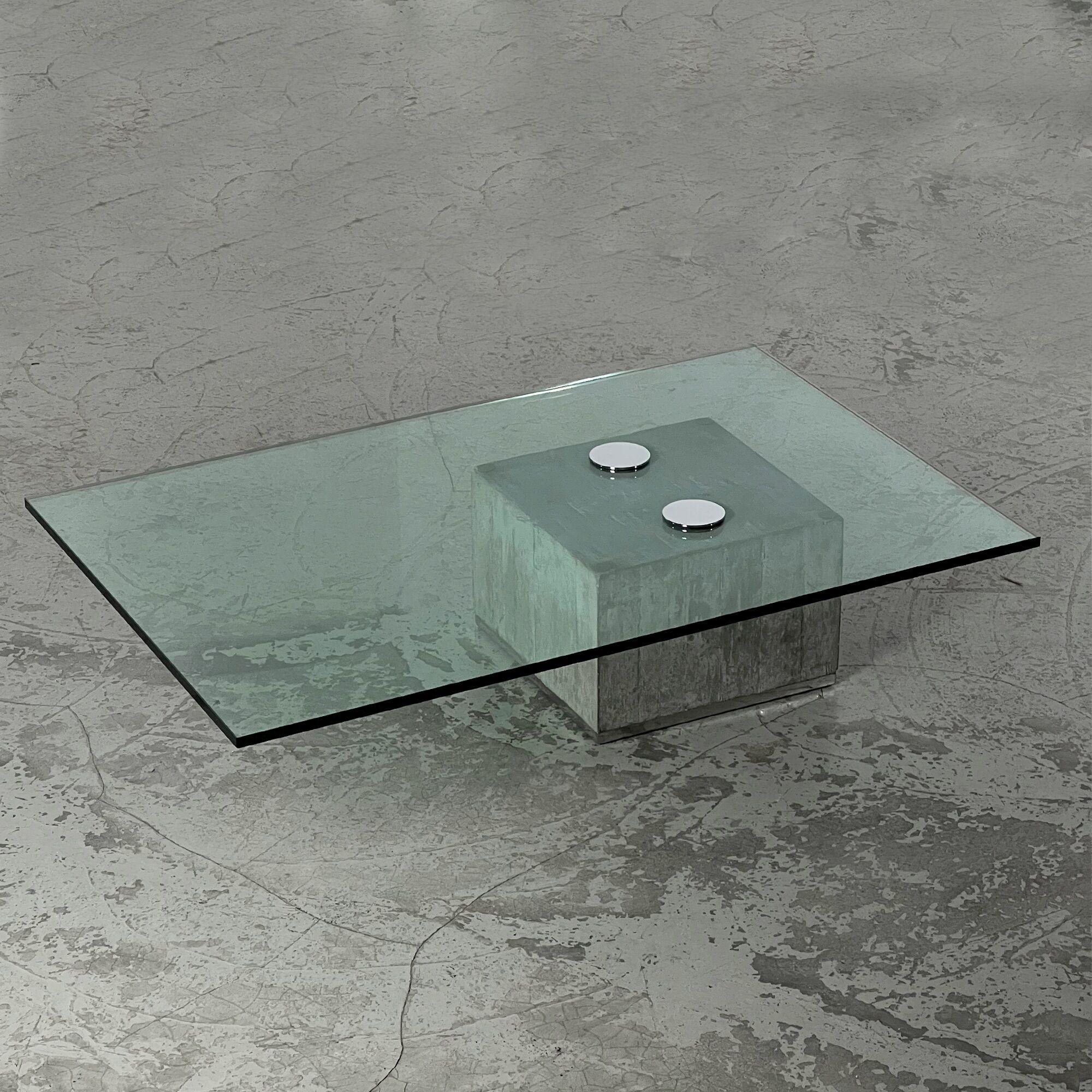 Table basse modèle Sapo par Sergio et Giorgio Saporiti pour Saporiti Italia années 70