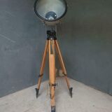 Industrial lamp on a tripod