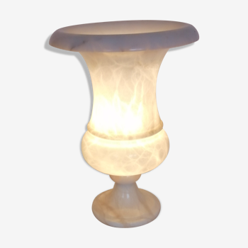 Large Medici lamp in alabaster