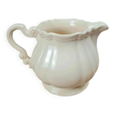 Antique milk jug Sarreguemines – Cream earthenware