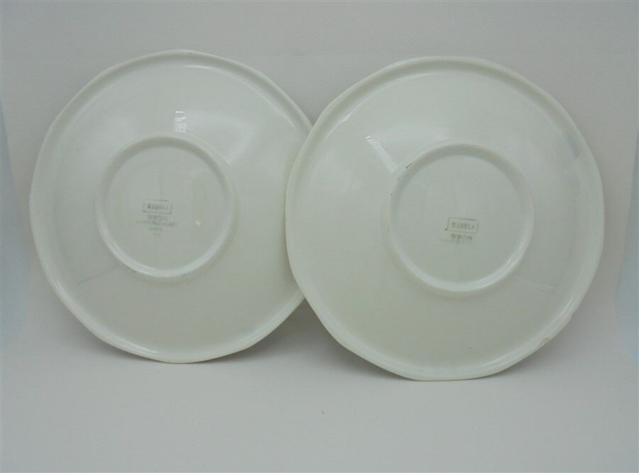 Duo d'assiettes Digoin-Sarreguemines