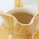 Service a orangeade grandjean jourdan vallauris ceramic faux-wood 1950 vi