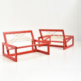 Pair of Carlotta Chairs by Afra & Tobia Scarpa for Cassina