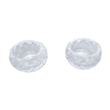 Pair of crystal saleron
