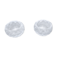 Pair of crystal saleron