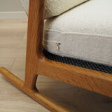 Fauteuil à bascule en chêne, design danois, années 1960, designer: H. Brockmann Petersen, production: Randers Møbelf