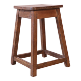 Old Burmese teak workshop stool