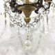 4-light bronze Napoleon III chandelier