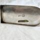 Art Deco solid silver candle holder