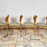 Set of four chairs ton vintage czechoslovakia 1960s