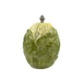 Ceramic cauliflower-shaped lamp base, Italy 1970s