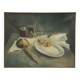 Oil painting on canvas old still life