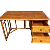 Rattan desk