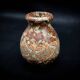 Glazed ceramic vase in mixed brown and beige earth by Jean Gerbino.