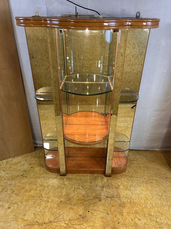 Vitrine suspendue et comptoir à parfums de style Art déco – Ancienne parfumerie anglaise