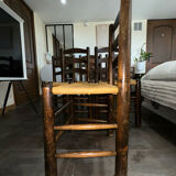 6 chairs by designer Georges Robert - 1950