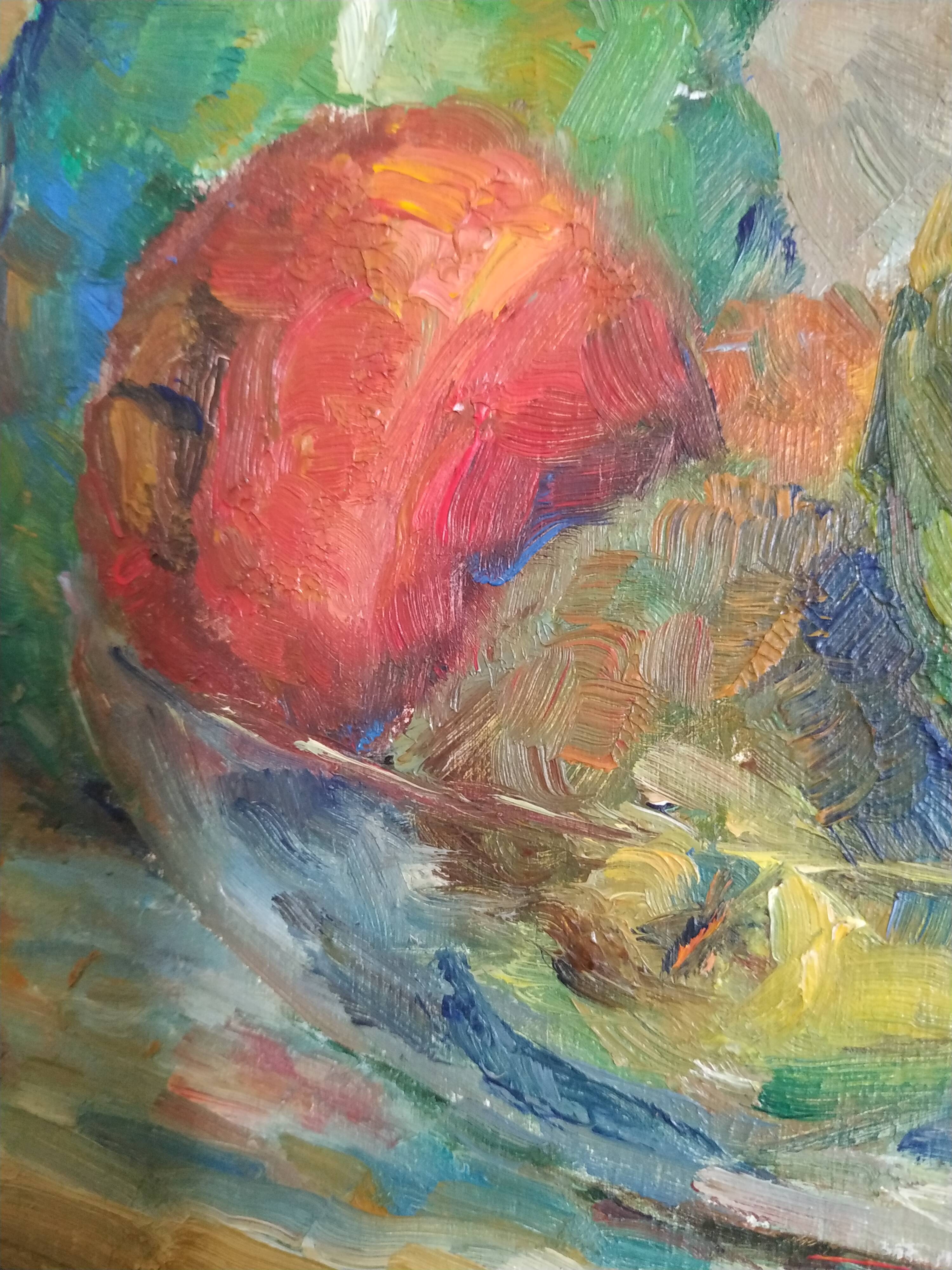 Still life at Victor Ferreri's gargoyle oil on panel