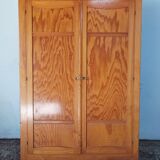 Vintage pine wardrobe