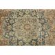 Tapis vintage turc Oushak fait main en laine et coton, années 1970