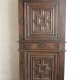 Standing man of Louis XIII period solid walnut