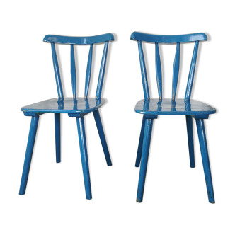 Pair of chairs with Scandinavian bars