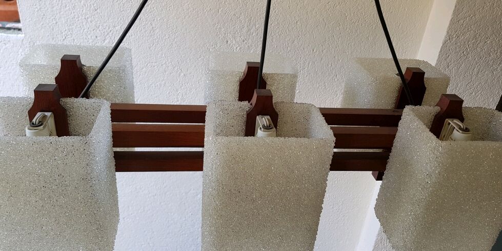 Hanging lamp teak 60