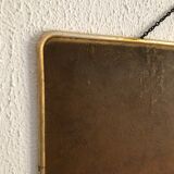 Mirror barber 40x30 vintage cardboard 1960